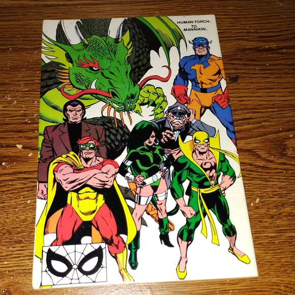 Official Handbook of Marvel Universe Update '89 #4 Human Torch to Mandarin - Picture 2 of 3